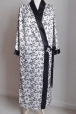 Black & White Kimono Robe 1927