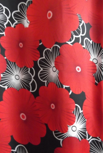 Deco Floral fabric detail