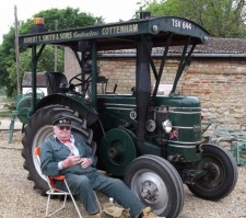 a quiet moment for the traction engine