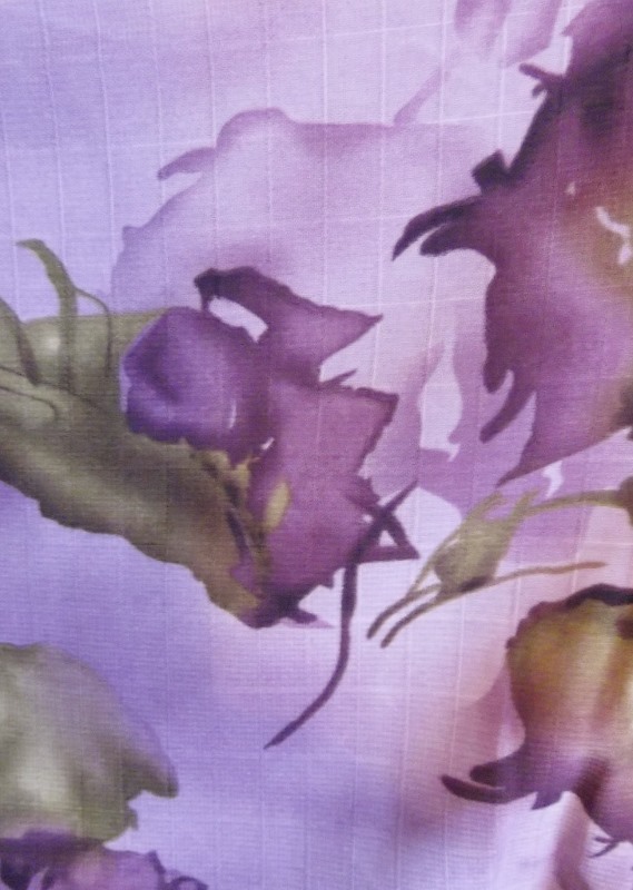Rich Purple Watercolour Kimono Jacket - Image 3