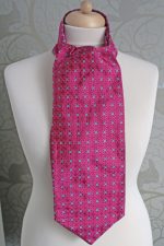 Rich Fushia Silk Cravat