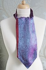 Stripey Soft Drape Silk Cravat